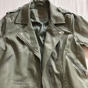 Sage Leather Jacket